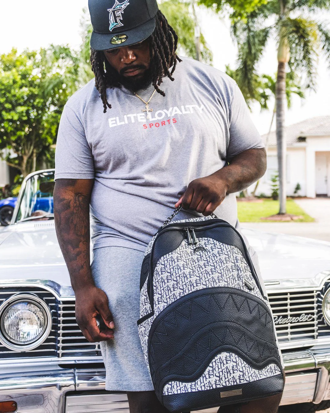 Sprayground Backpack SG ALL DAY BACKPACK (DLXV) Black - Image 14