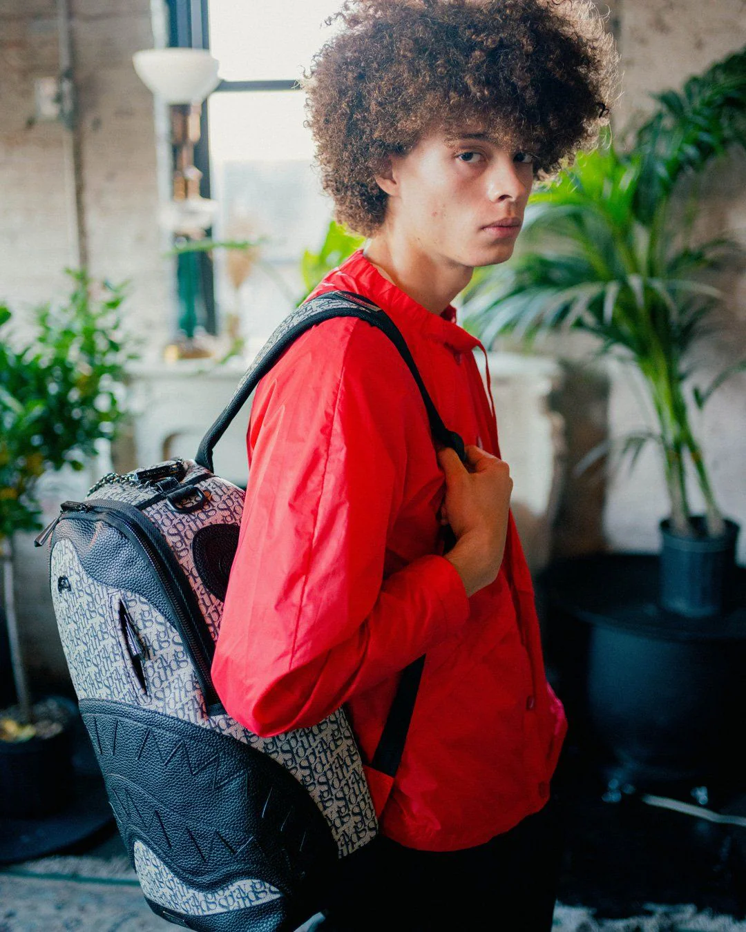 Sprayground Backpack SG ALL DAY BACKPACK (DLXV) Black - Image 4